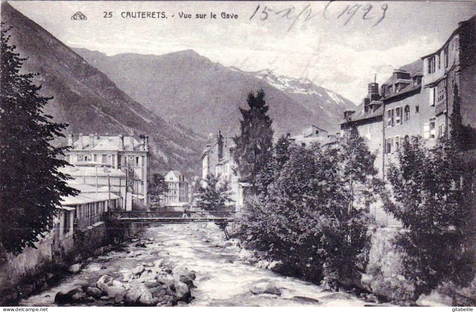 65 - Hautes Pyrenées -   CAUTERETS  -   Vue Sur Le Gave - Cauterets