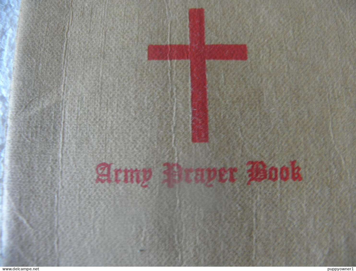 Vintage Livre De Prières De L'armée Anglaise - Inglés