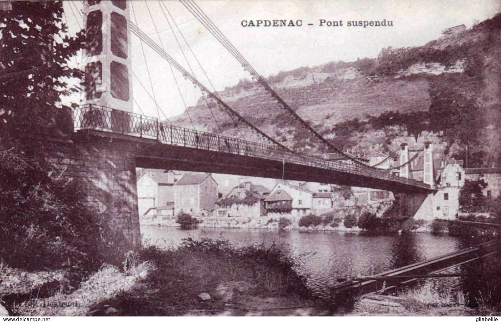 46 - Lot  -   CAPDENAC  - Le Pont Suspendu - Altri & Non Classificati