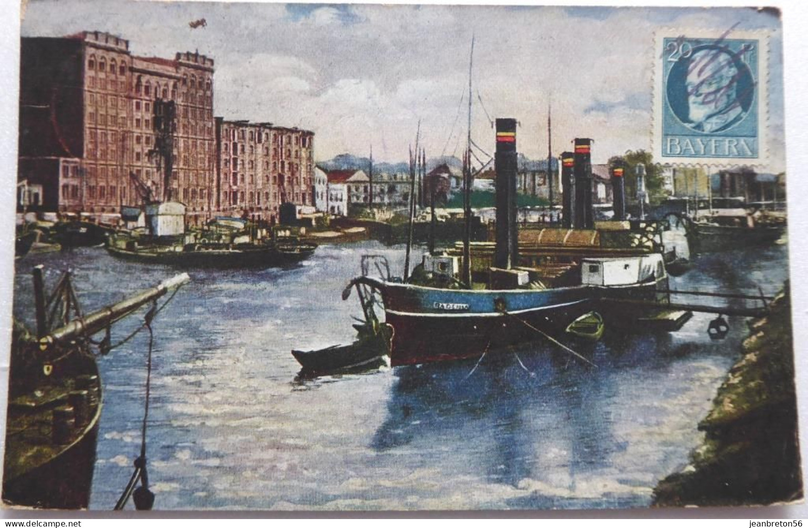 Mannheim Hafen - CPA 1920 - Mannheim