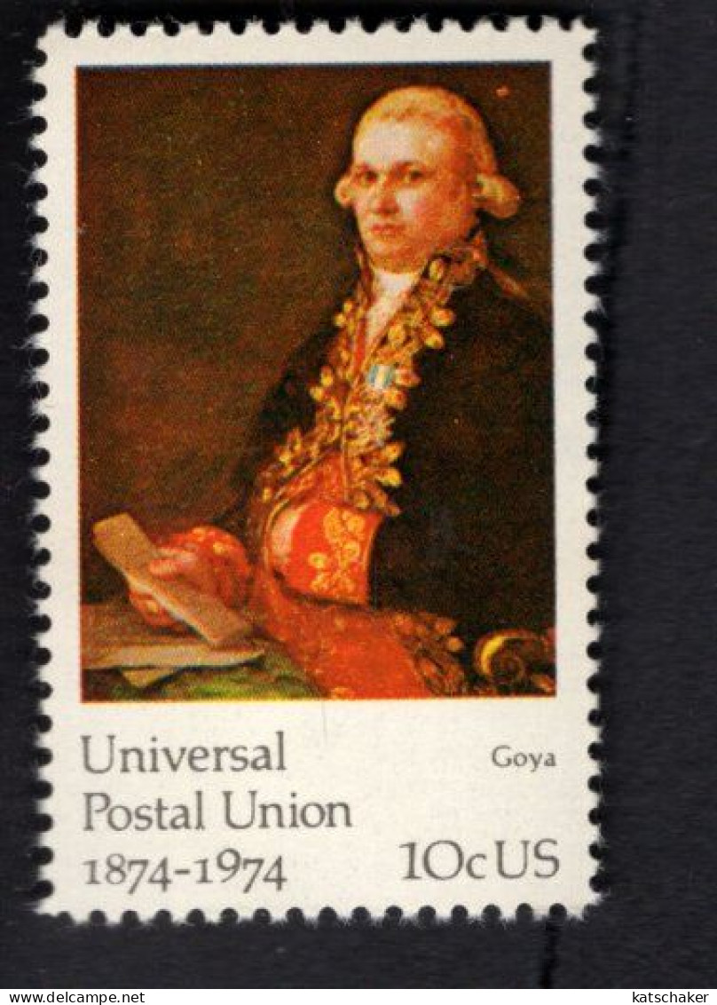 199971701 1974  SCOTT 1537 (XX) POSTFRIS MINT NEVER HINGED - UPU CENT. - UNIVERSAL POSTAL UNION - DON ANTONIO NORIEAG - Ongebruikt