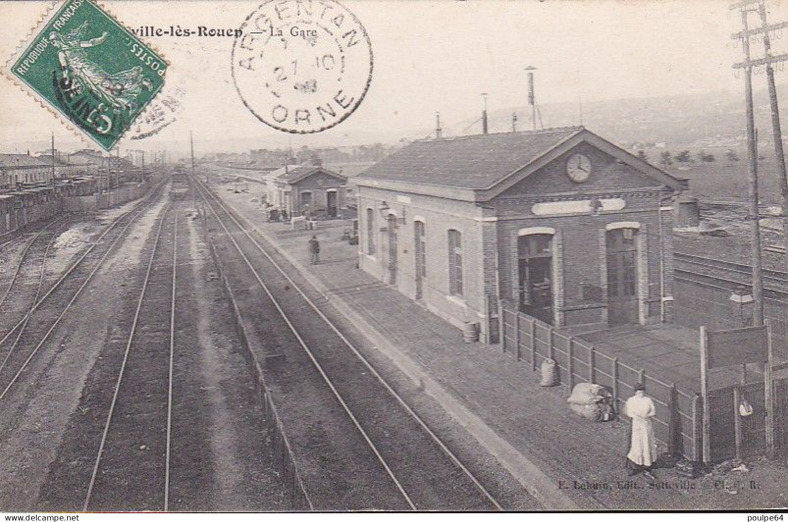 La Gare : Vue Intérieure - Sotteville Les Rouen