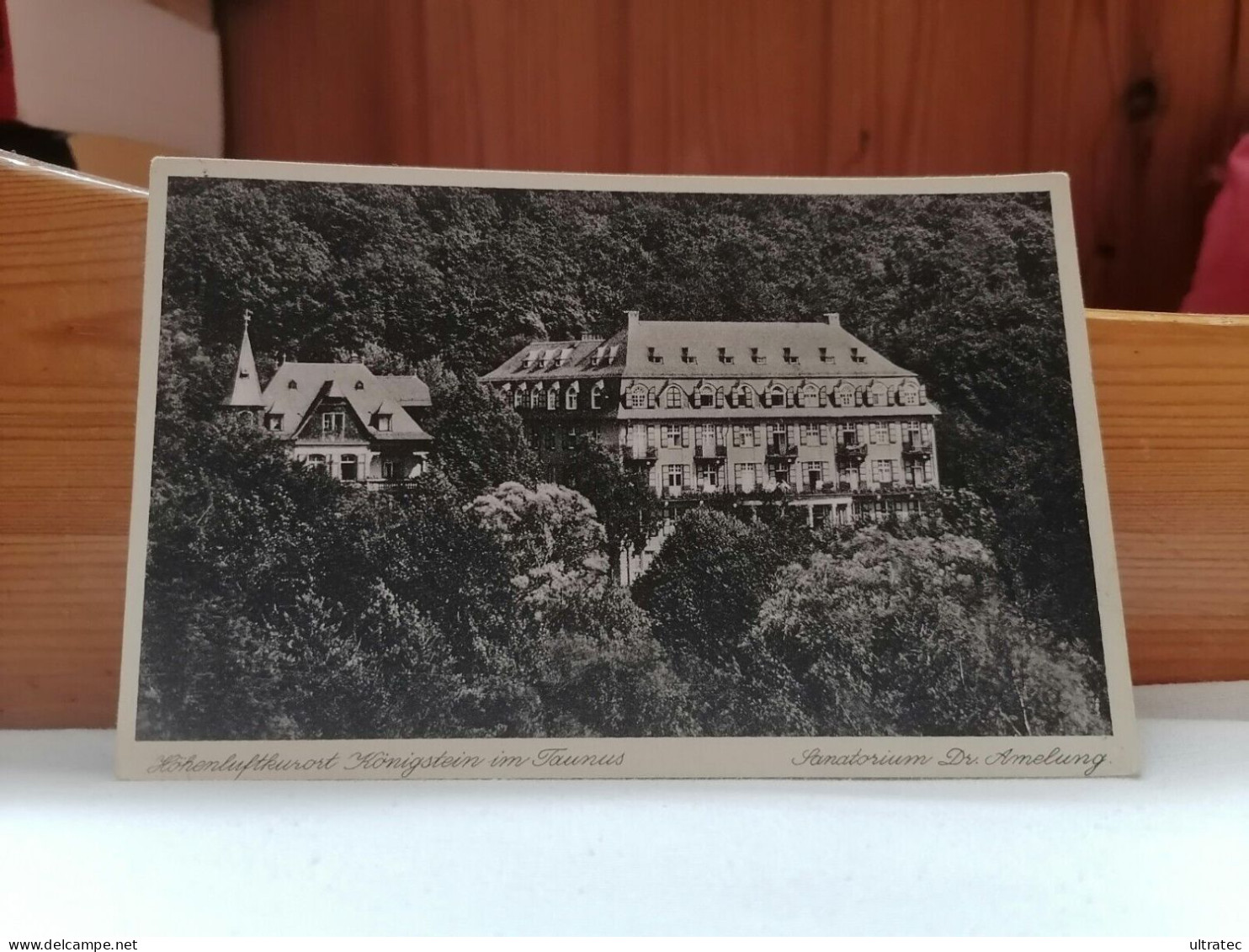 AK KÖNIGSTEIN IM TAUNUS, SANATORIUM DR. AMELUNG, 1933 GELAUFEN SCHÖNE POSTKARTE  HEIMAT SAMMLER  GUT ERHALTEN - Königstein