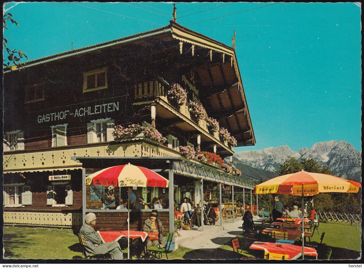 Austria - 6306 Söll - Am Wilden Kaiser - Alpengasthof Pension Achleiten - Nice Stamp - Kufstein