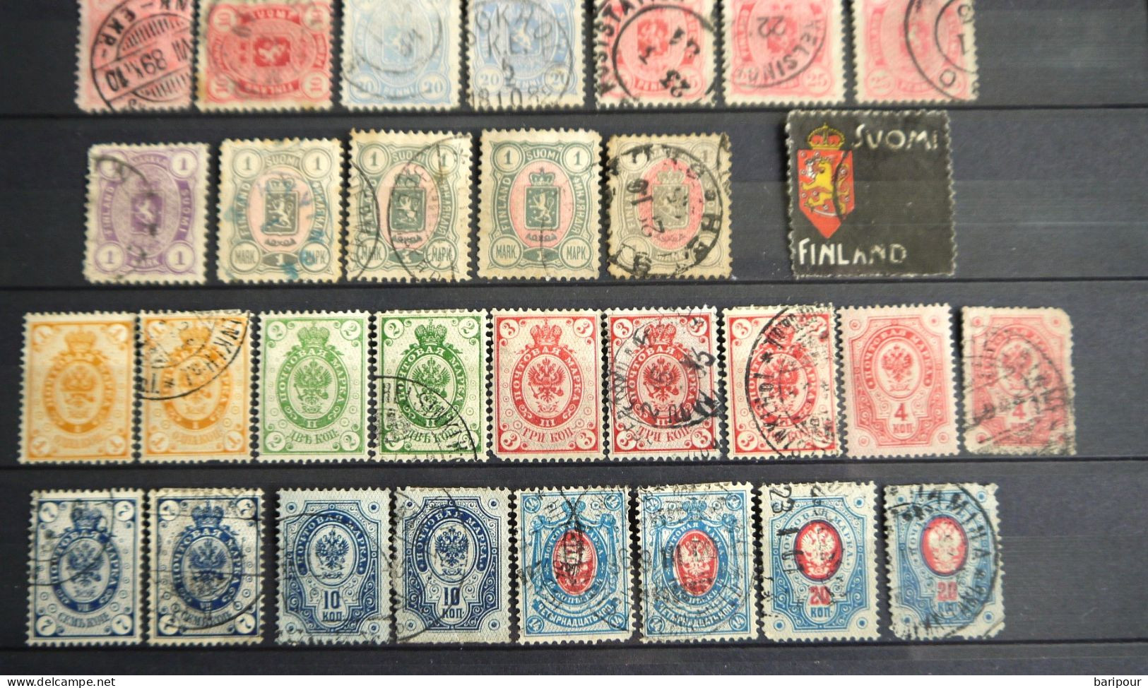 Finnland Posten & Lots Ab Klassik Gestempelt Und Ungestempelte Ausgaben - Used Stamps