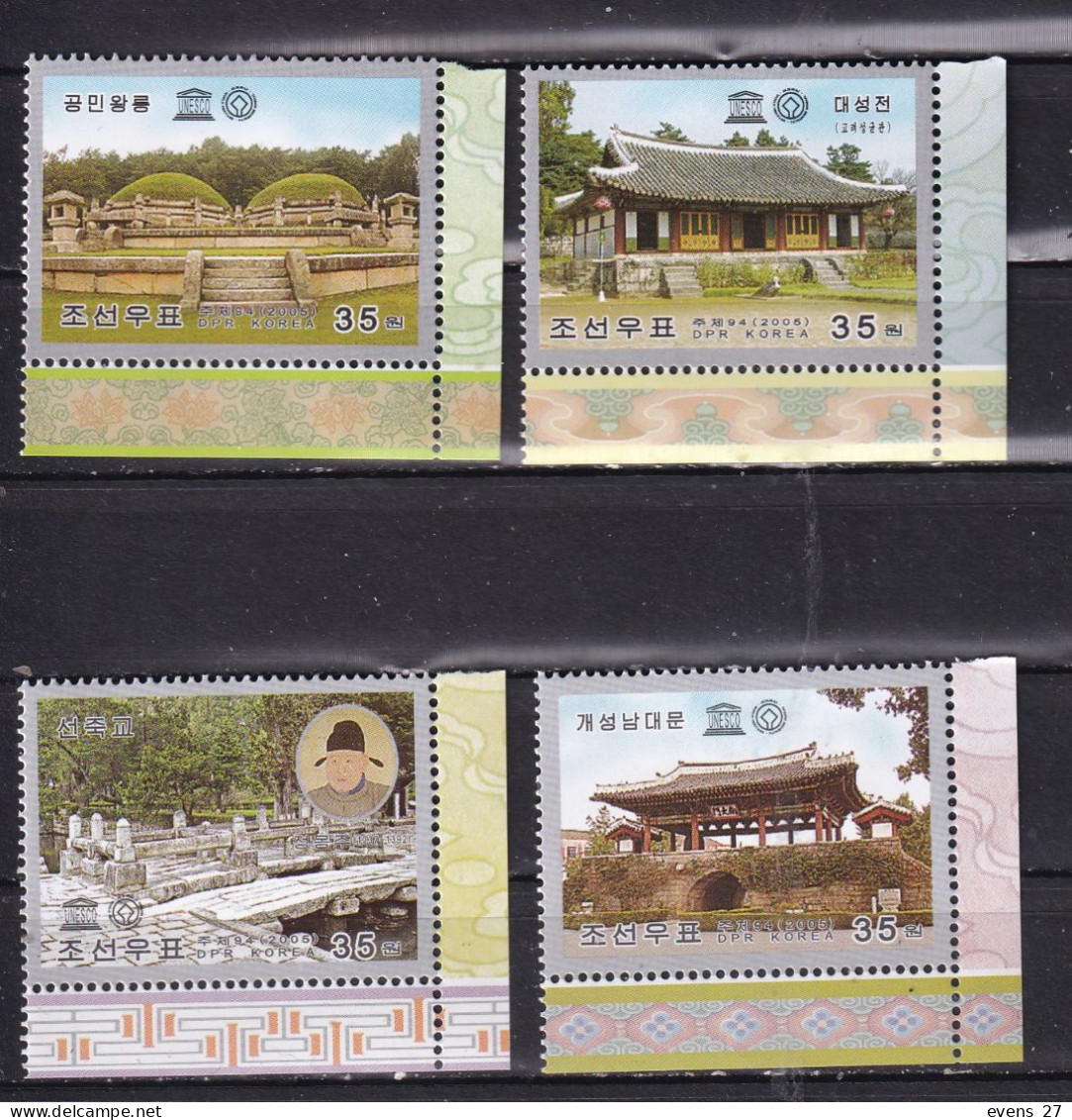 NORTH KOREA-2013- TRADITIONAL BUILDINGS-MNH. - Otros & Sin Clasificación