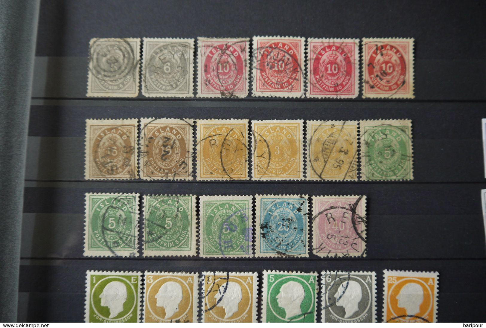 Island Posten & Lots Ab Klassik Gestempelt Und Ungestempelte Ausgaben - Used Stamps