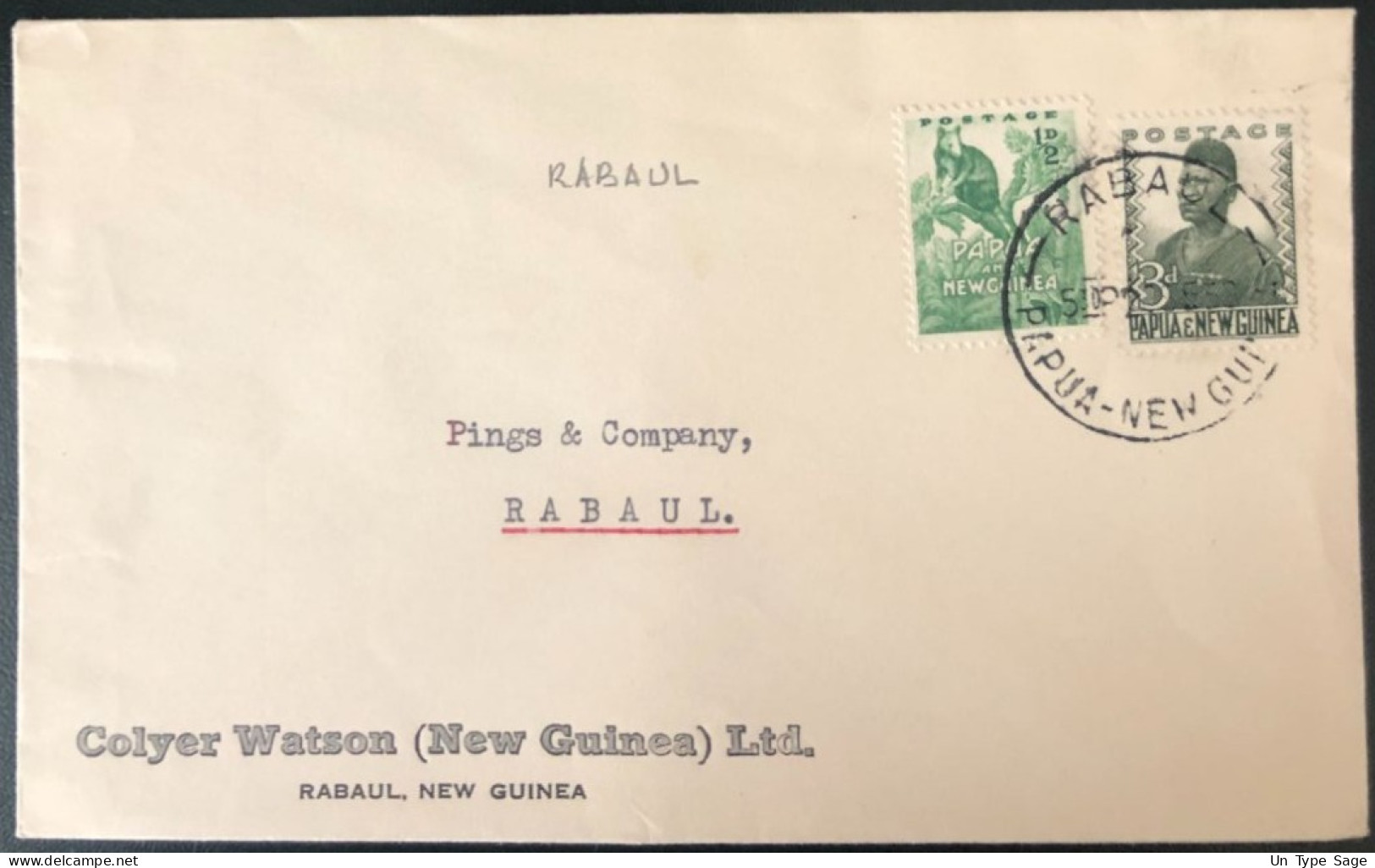 Papouasie-Nouvelle-Guinée, Divers Sur Enveloppe De RABAUL - (B2324) - Papoea-Nieuw-Guinea