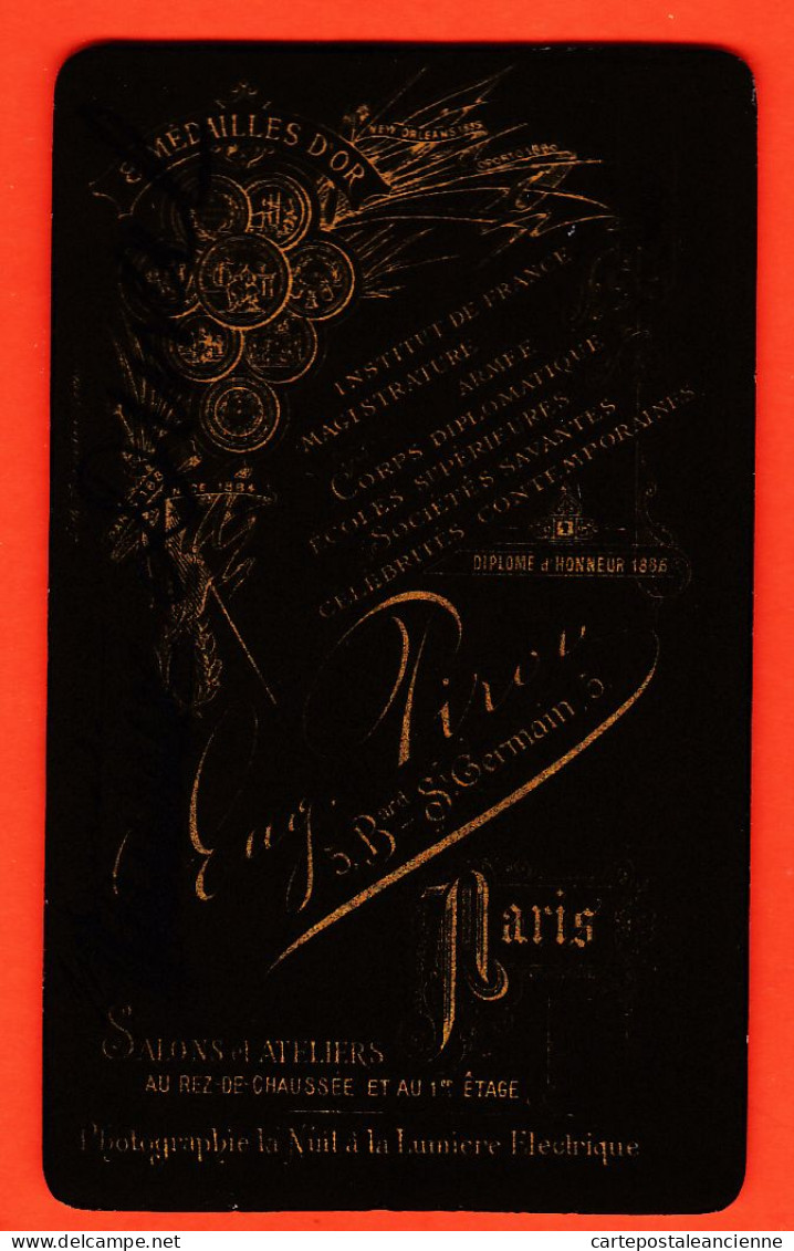 10480 / ⭐ Maurice DUVAL ◉  Photo CDV 1880s PARIS V ◉ Bébé ◉ Photographie Eugene PIROU 5 Boulevard SAINT-GERMAIN - Personnes Identifiées