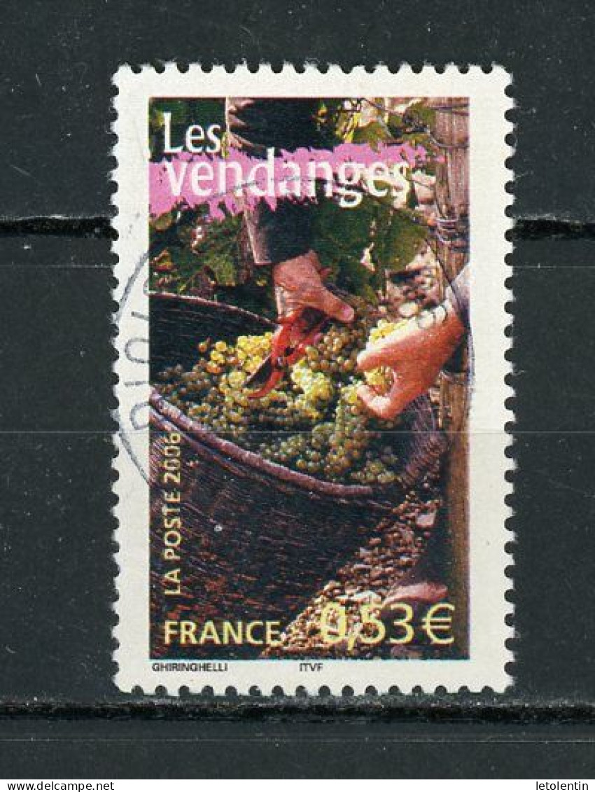 FRANCE - LES VENDANGES -  N° Yvert 3888 Obli.ronde - Used Stamps