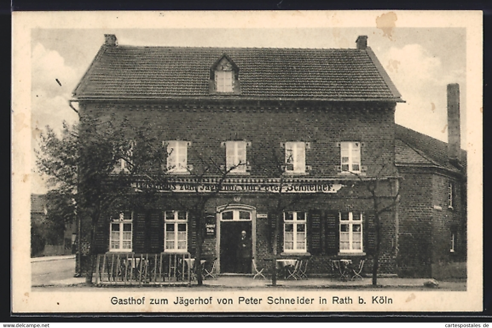 AK Rath B. Köln, Gasthof Zum Jägerhof V. Peter Schneider  - Koeln