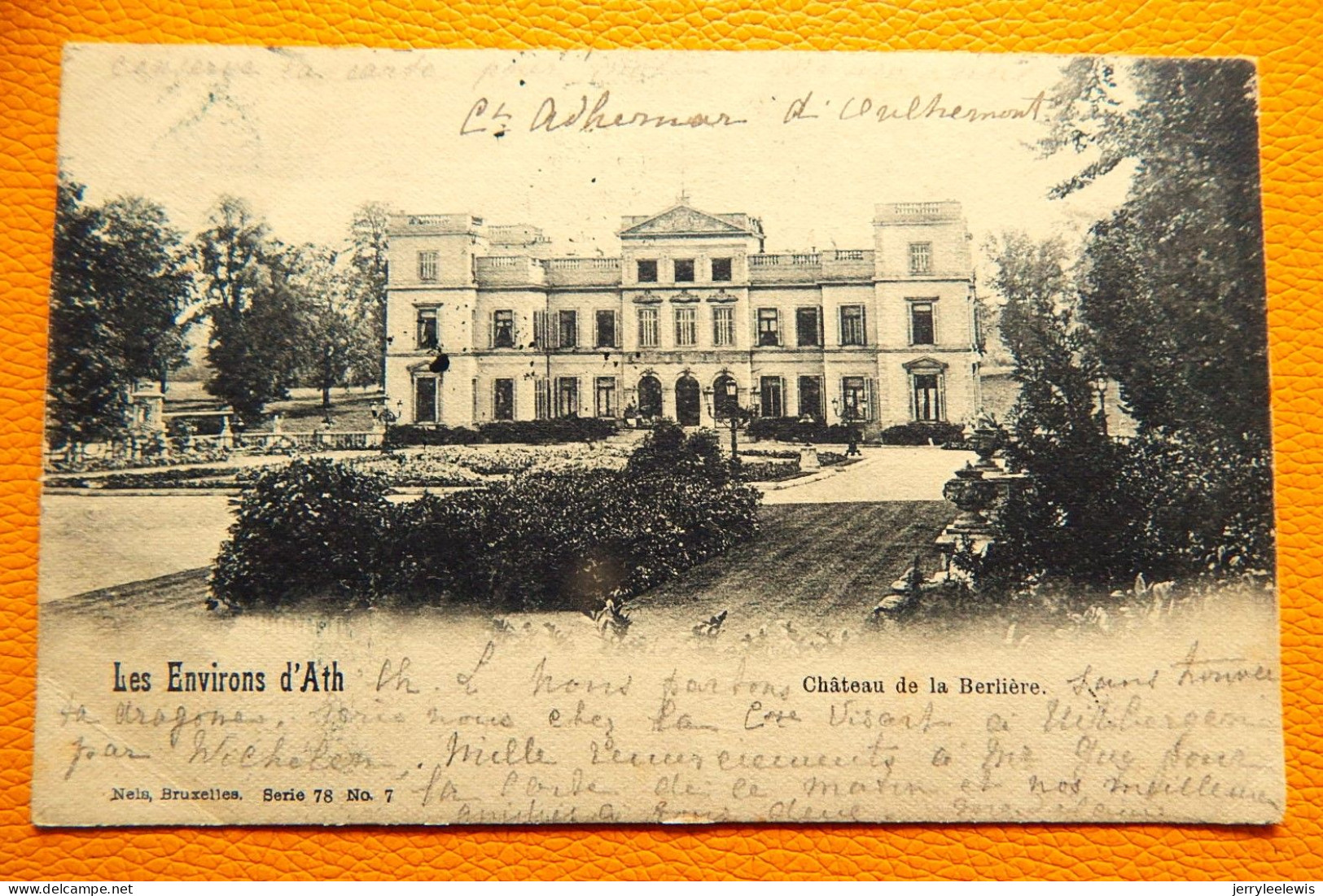 HOUTAING - ATH  -  Chateau De La Berlière   -  1901 - Ath