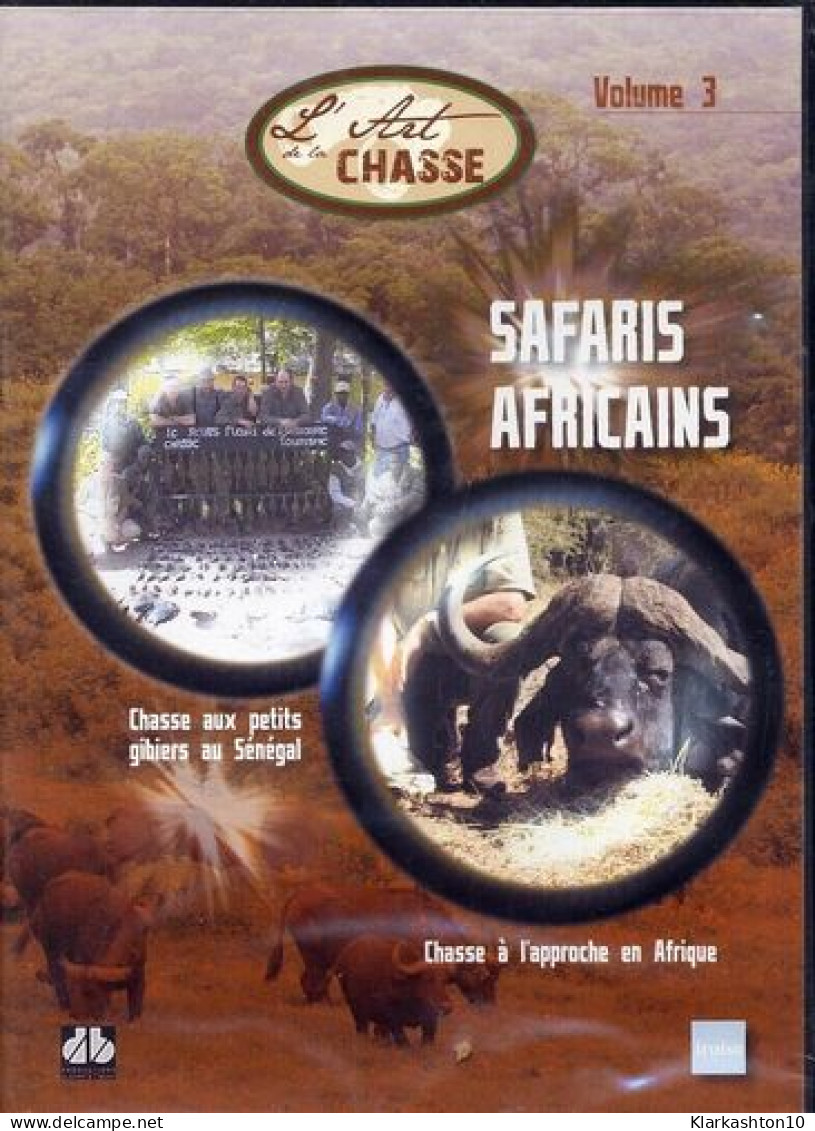 Art De La Chasse Vol 3 -safaris Africians  (NEUF SOUS BLISTER) - Sonstige & Ohne Zuordnung