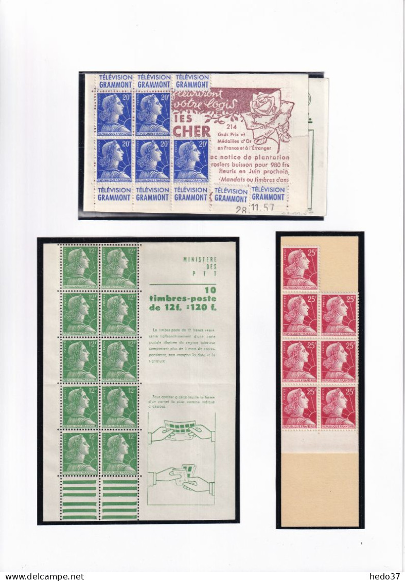 France Timbres D'usage Courant - Période 1955/1962 - Neuf ** Sans Charnière - TB - 1955-1961 Marianna Di Muller