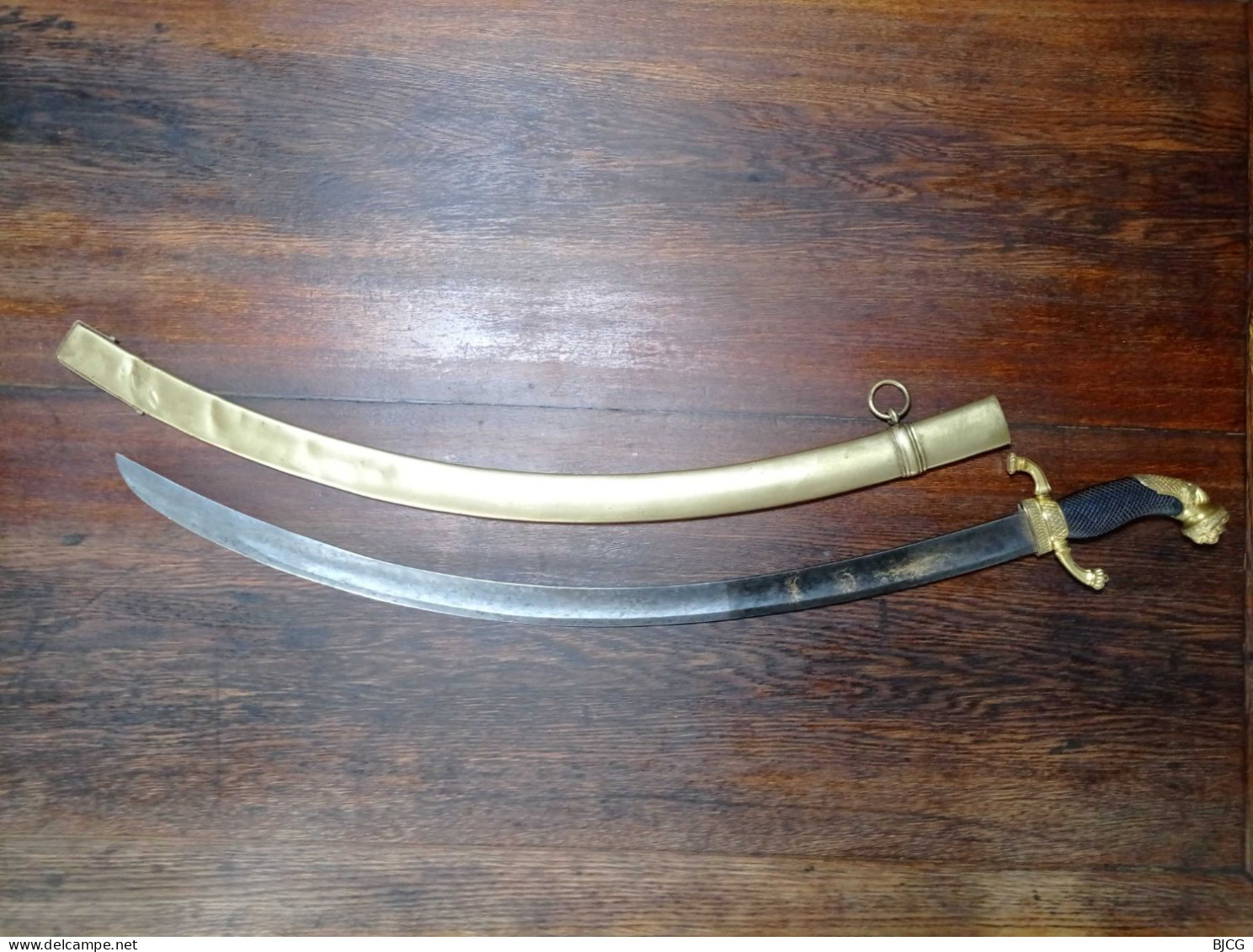 Sabre D'Officier De Cavalerie Légère à L'orientale - Monture à La Marengo - 1er Empire - BE - Armes Blanches