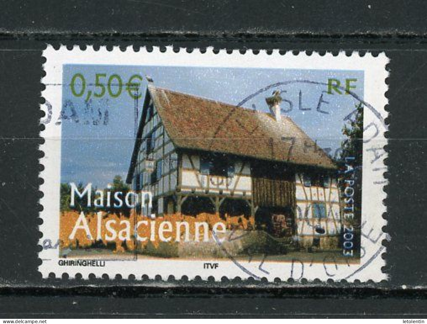 FRANCE - MAISON ALSACIENNE -  N° Yvert 3596 Obli.ronde - Gebruikt