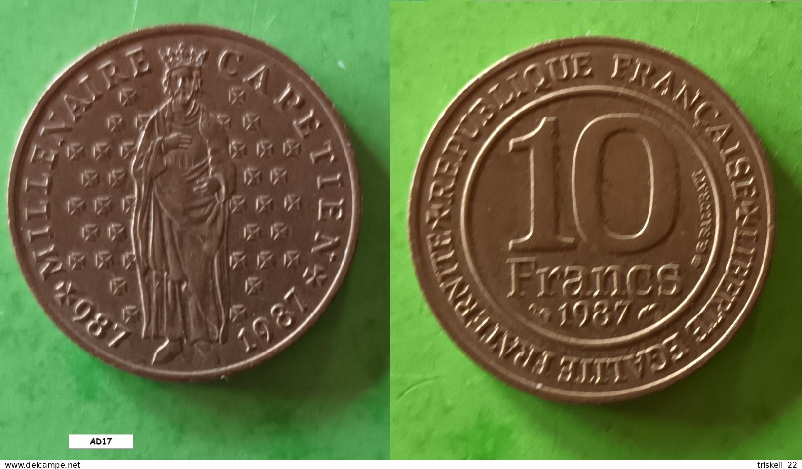 Monnaie 10 Fr Millénaire Capétien - 1987 - Otros & Sin Clasificación