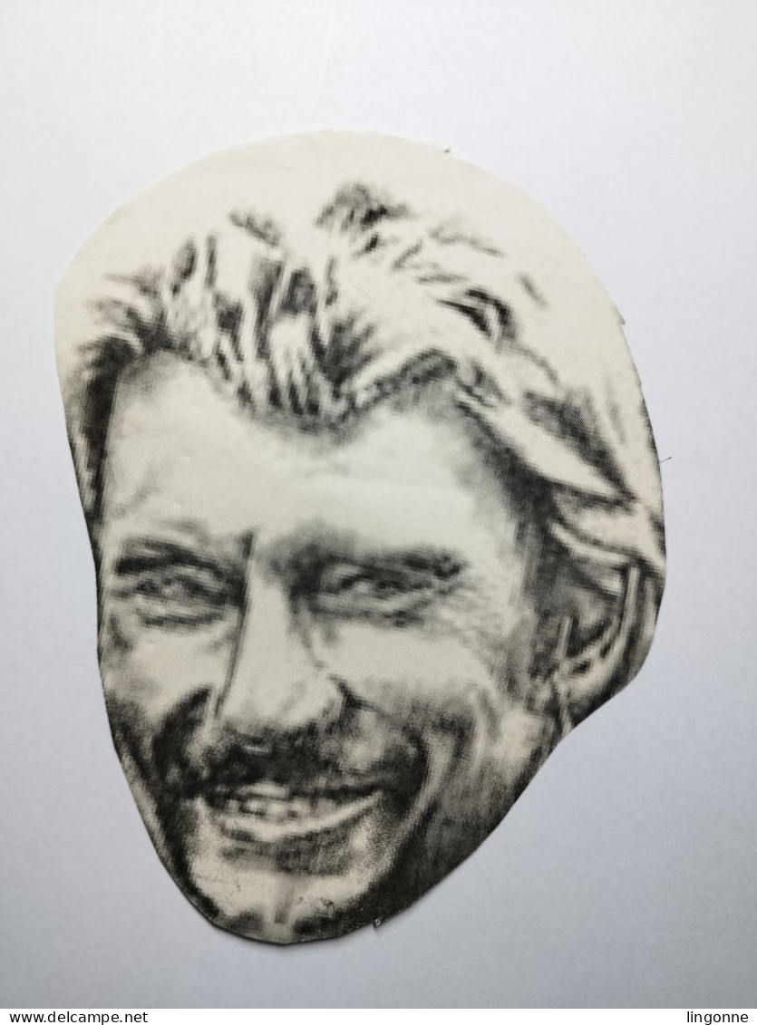 Portrait De Johnny Hallyday En Papier 11 X 14 Cm Env - Non Classificati