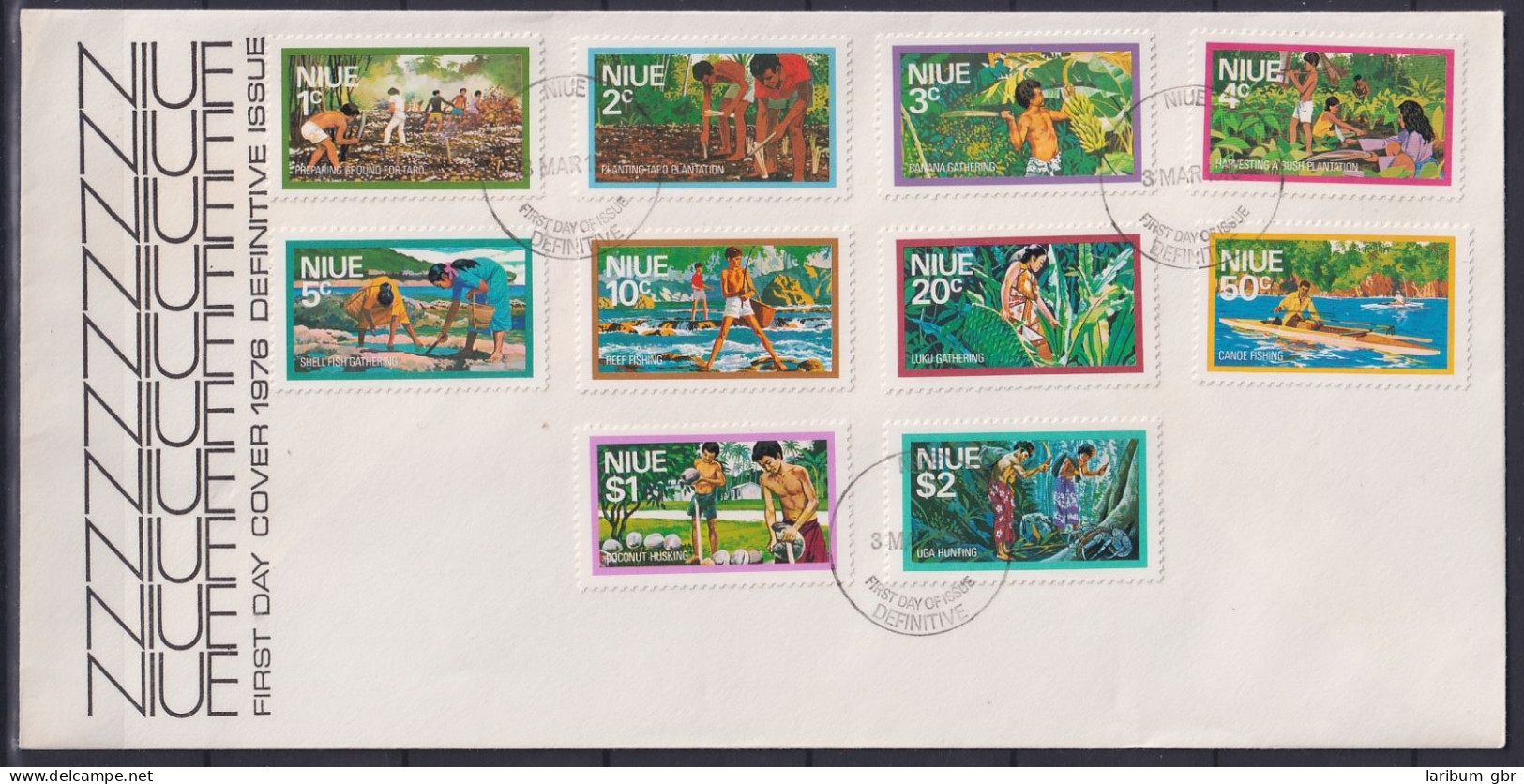 Niue FDC 156-165 Als Ersttagsbrief #NK463 - Niue