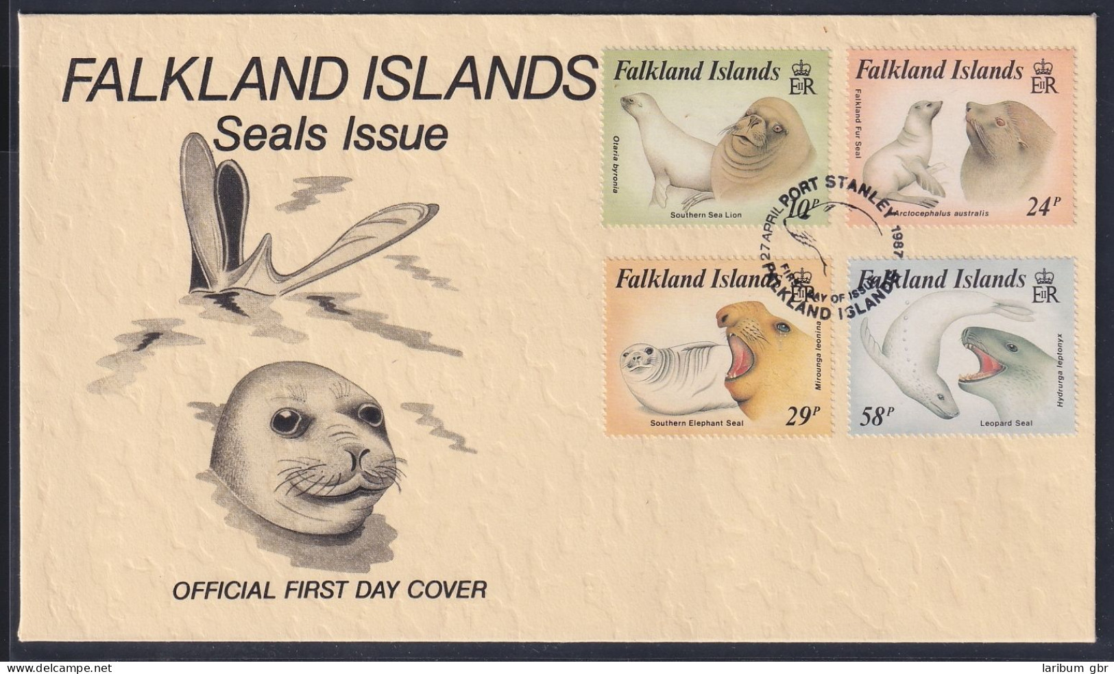 Falkland-Inseln FDC 464-467 Als Ersttagsbrief #NK462 - Falkland Islands