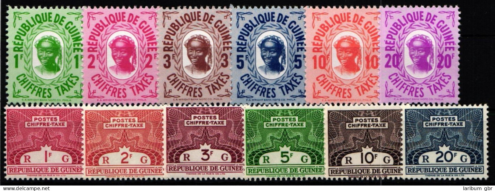 Guinea Portomarken 1-12 Postfrisch #NK472 - Guinée (1958-...)