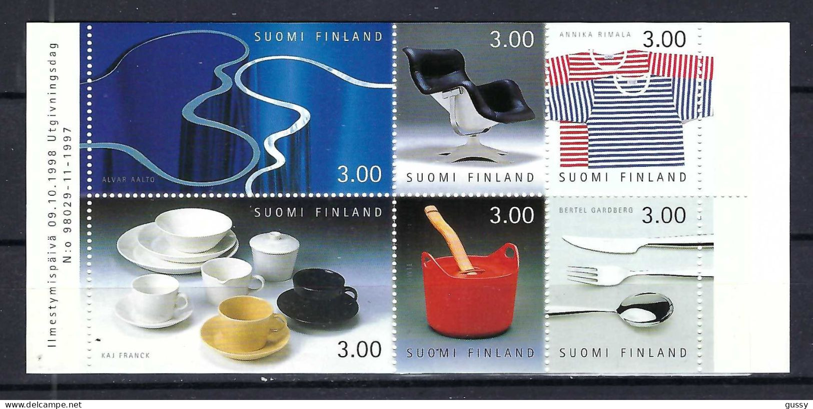 FINLANDE Ca. 1997: Carnet De 6 TP Neufs** "Artisanat" - Postzegelboekjes
