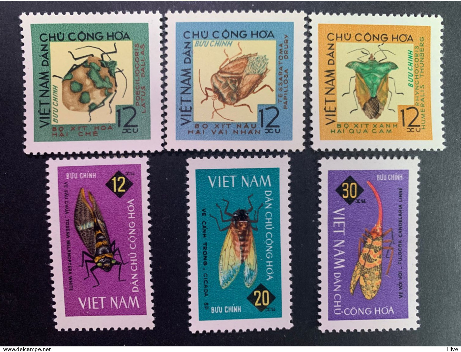 Vietnam 1965 Insects MNH - Viêt-Nam