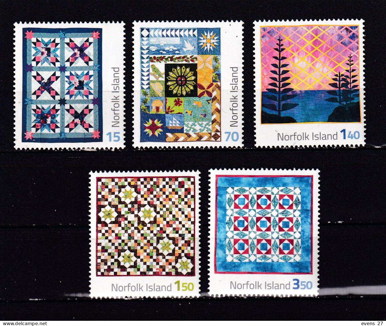 NORFOLK ISLAND --2014- MARY PAVICICH DESIGNS.-MNH. - Isla Norfolk