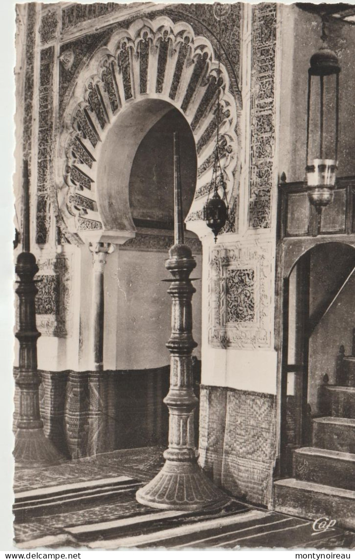 Algérie   :  TLEMCEN : Vue  Mosquée ,le  Marchrol - Tlemcen