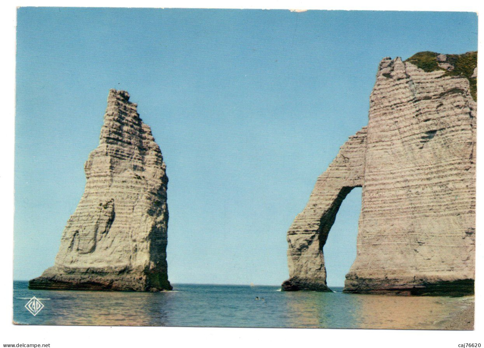 étretat , L'aiguille De La Porte D'aval - Etretat