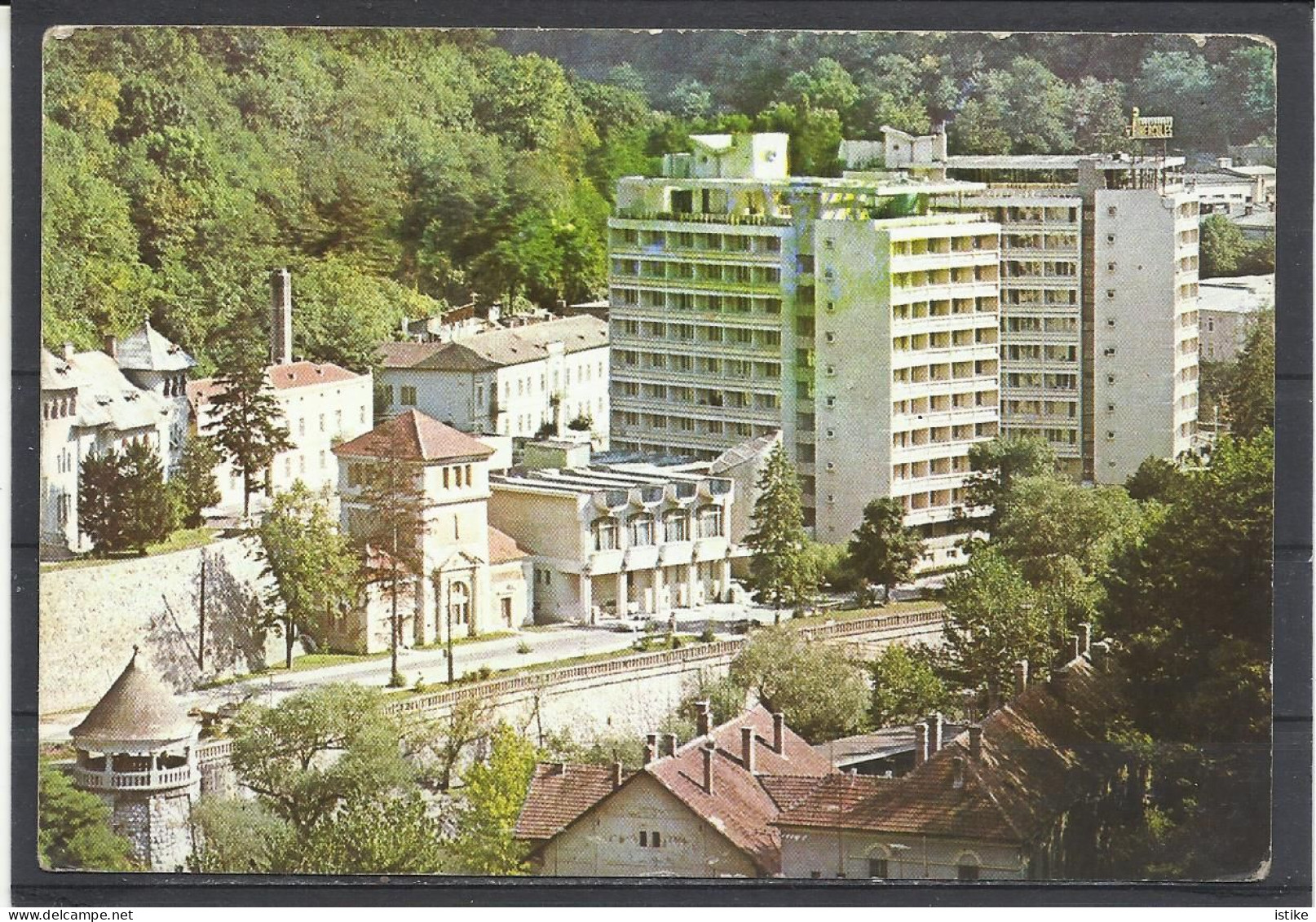 Romania, Bath Herculane, Herkulesfürdő, Hotel Hercules 1973. - Rumänien