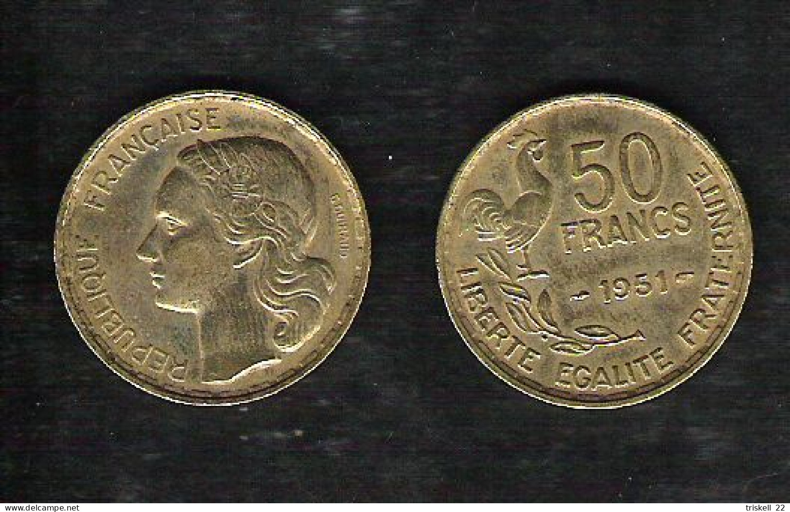 France Monnaie 50 Fr Type Guiraud - 1951 - 50 Francs