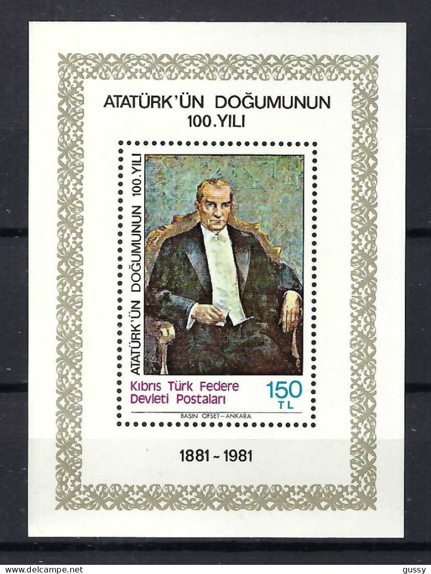 TURQUIE Ca. 1981: B&F Neuf** "Ataturk" - Nuovi