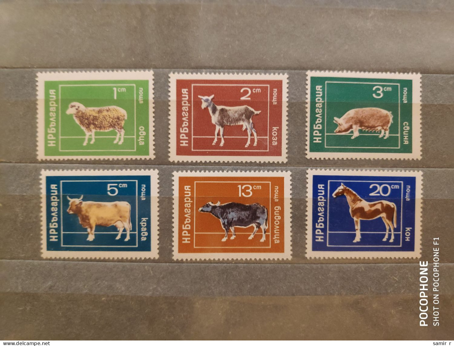1974	Bulgaria	Animals    (F91) - Unused Stamps