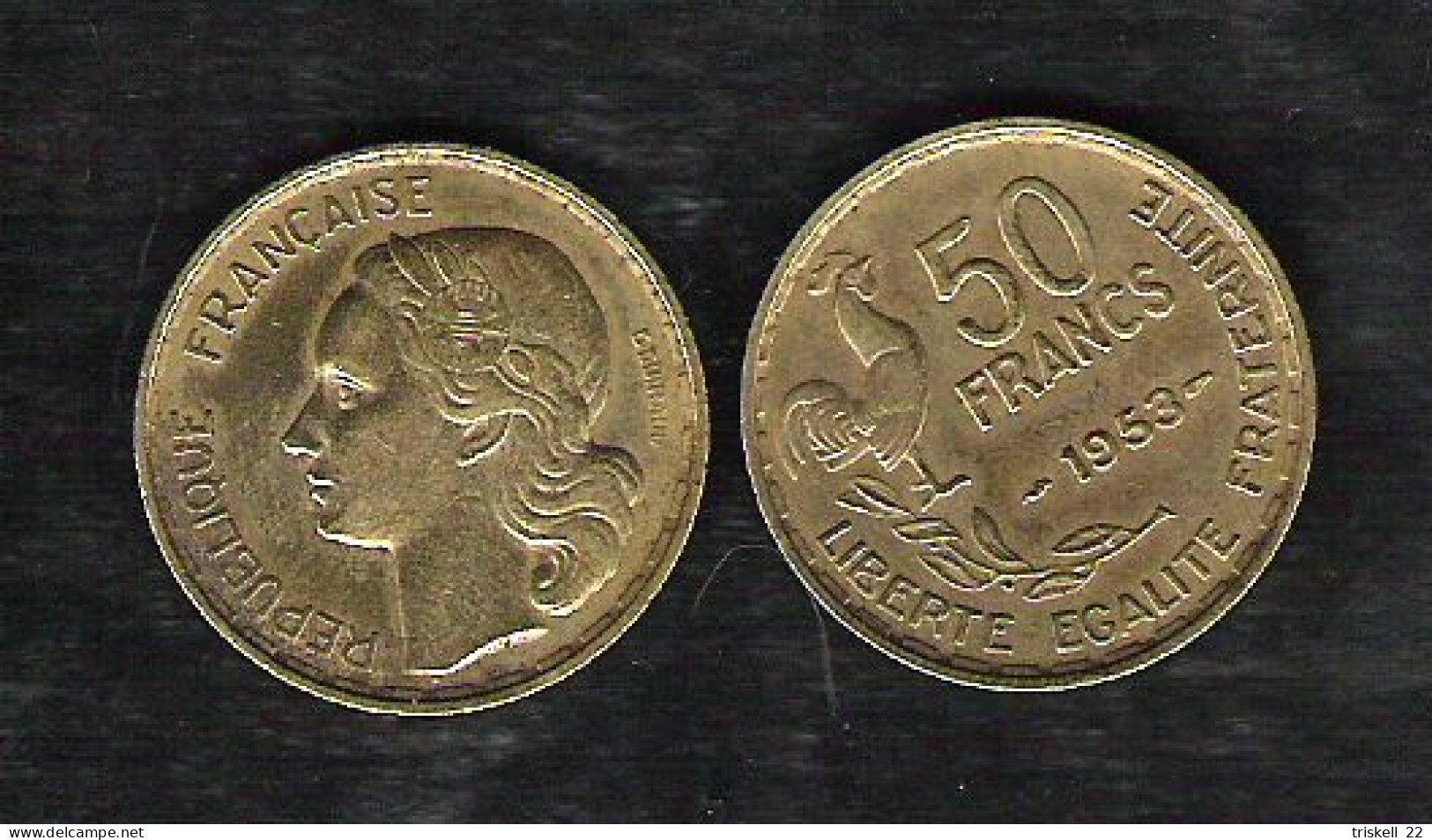 France Monnaie 50 Fr Type Guiraud - 1953 - Otros & Sin Clasificación