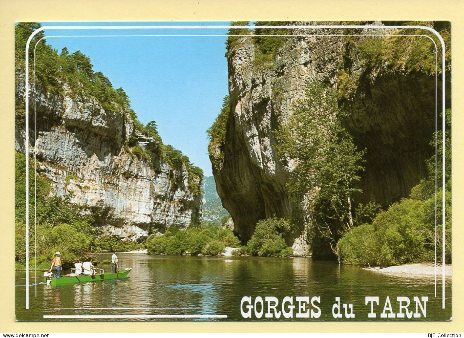 48. GORGES DU TARN – Passage En Barque Dans Les Détroits (voir Scan Recto/verso) - Gorges Du Tarn