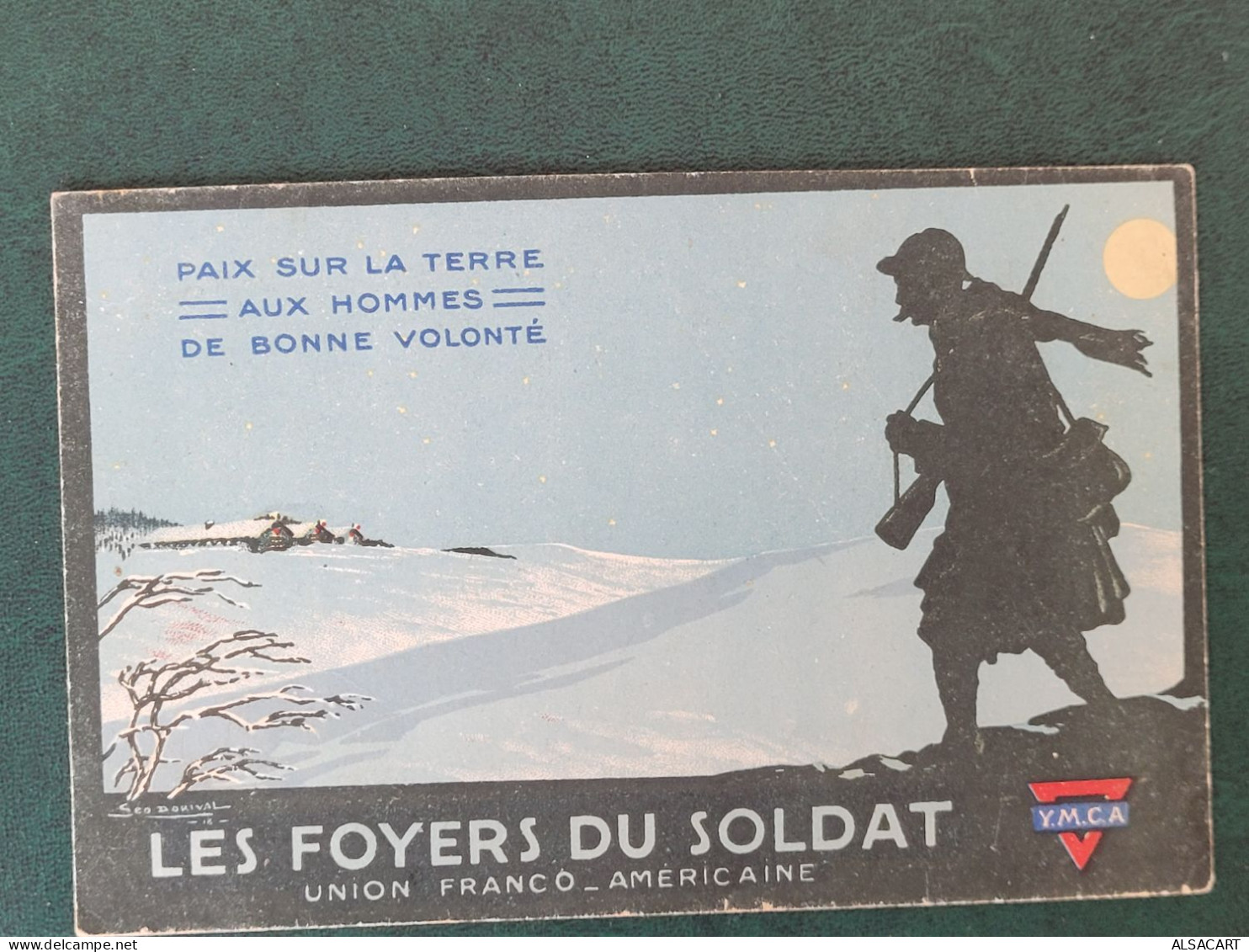 Carte  Militaire  Les Foyers Du Soldat , YMCA - Regiments