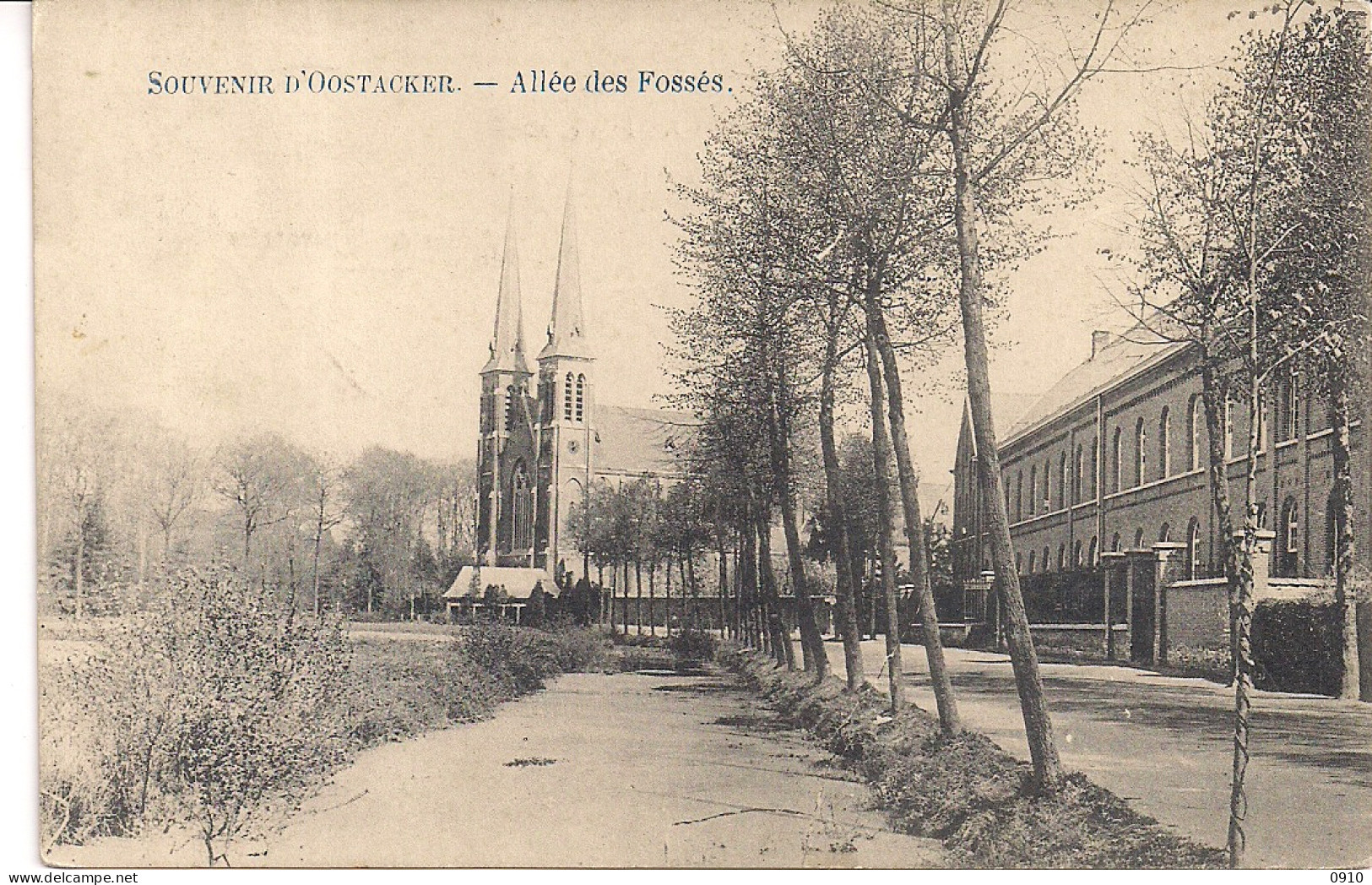 OOSTAKKER-OOSTACKERT-GENT " ALLEE DES FOSSES-KERK-EGLISE" - Gent