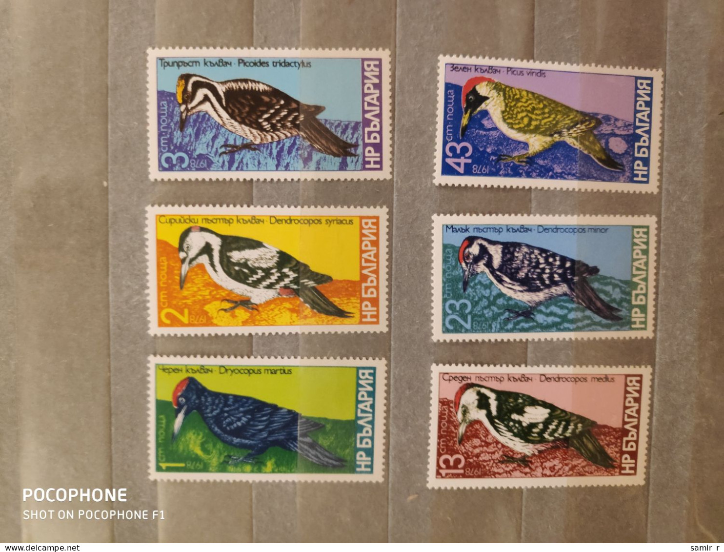 1978	Bulgaria	Birds  (F91) - Nuovi
