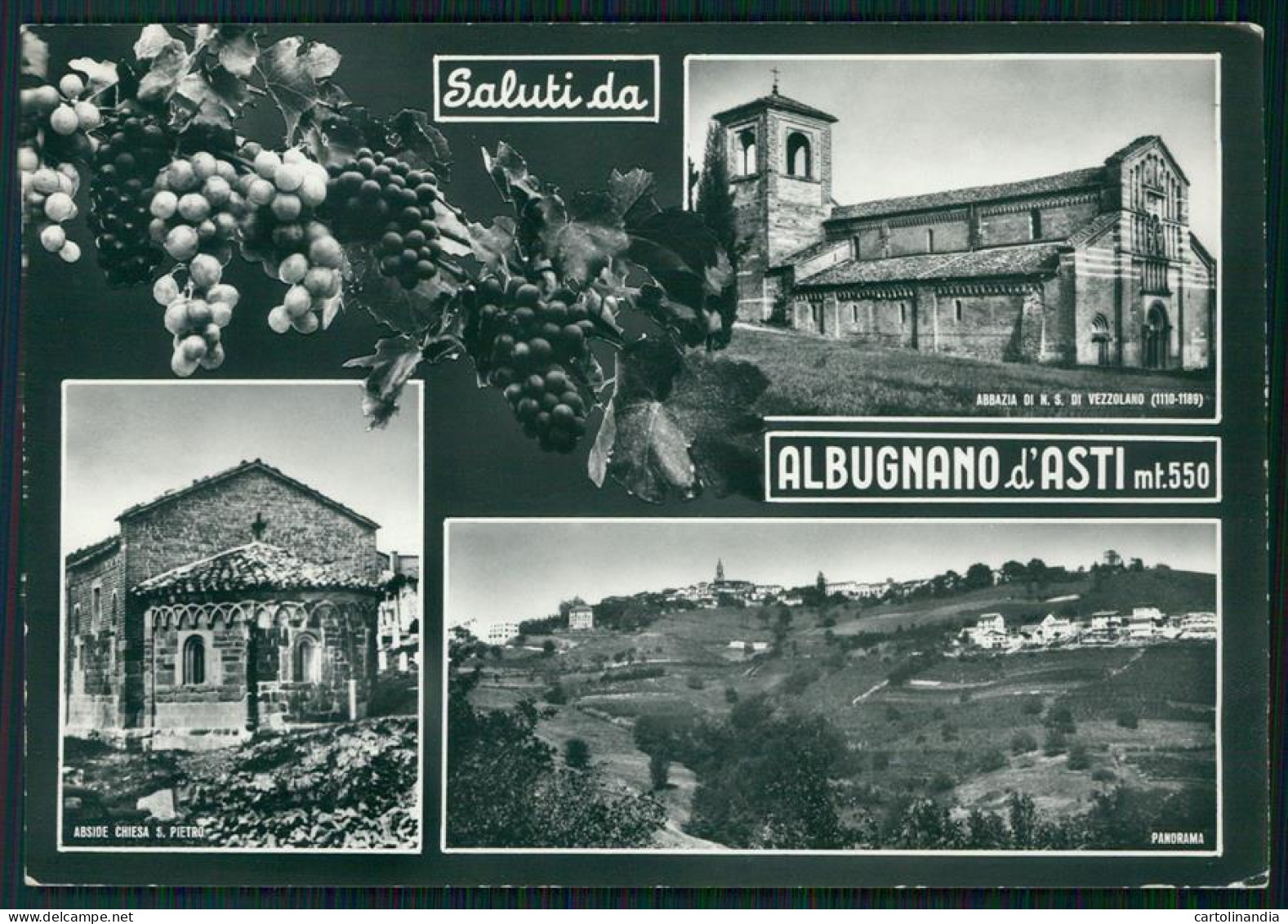 Asti Albugnano Di Saluti Da Foto FG Cartolina MZ0430 - Asti