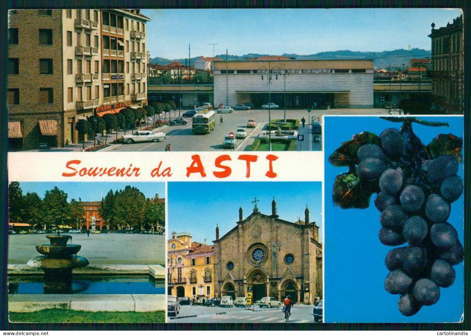 Asti Città ABRASA Foto FG Cartolina MZ0432 - Asti