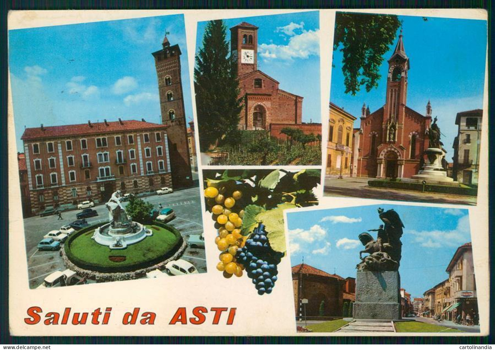 Asti Città ABRASA FG Cartolina MZ0433 - Asti