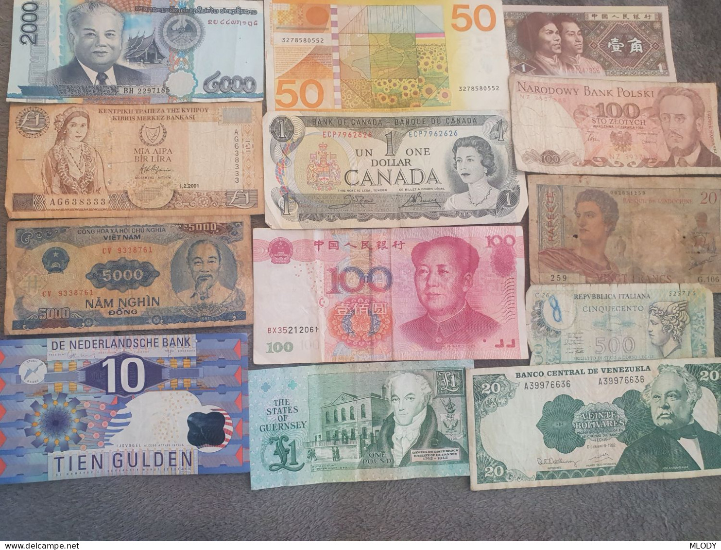 Set Of 15 Random Banknotes - Verzamelingen & Kavels