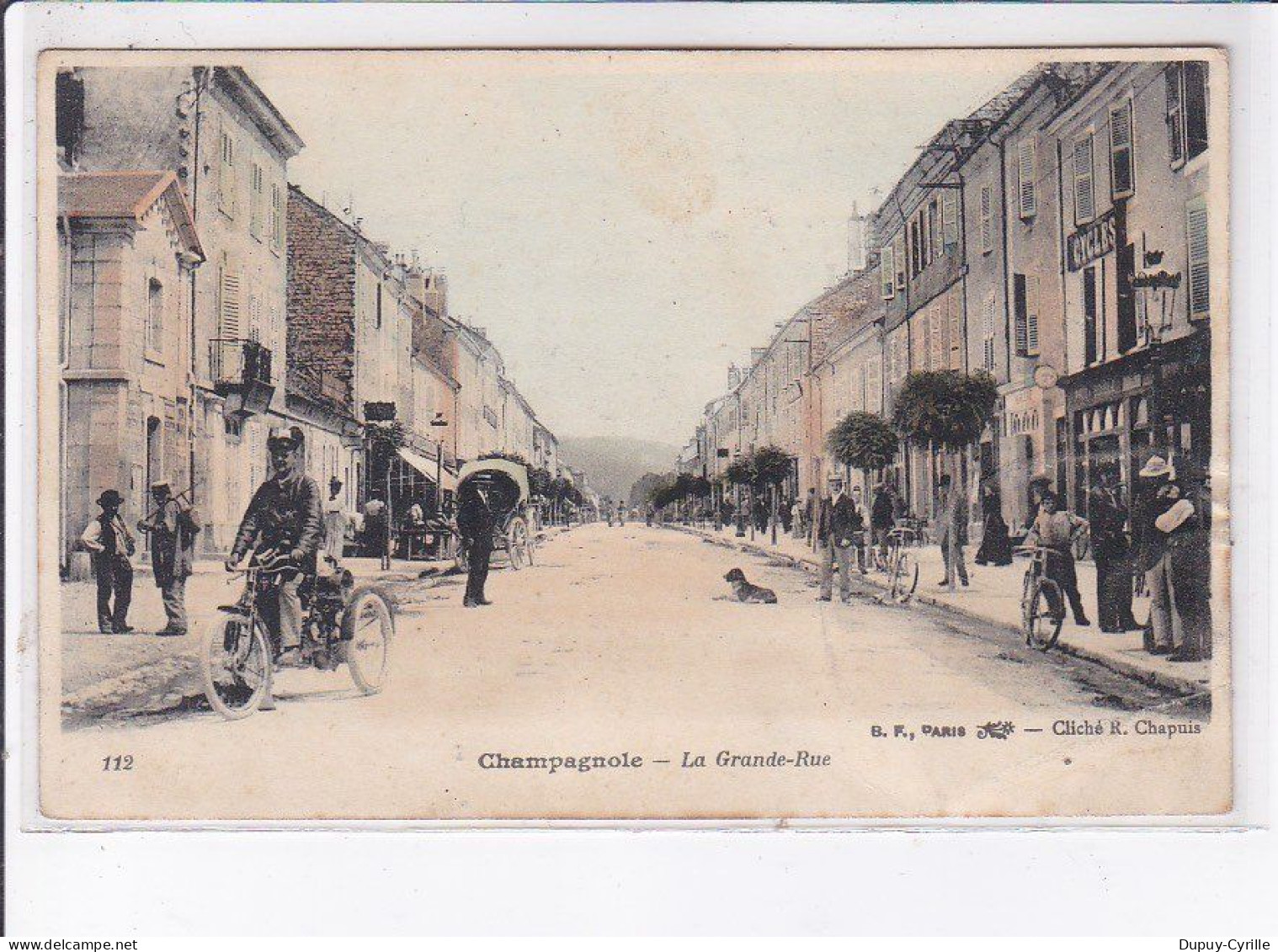 CHAMPAGNOLE: La Grande-rue - état - Champagnole