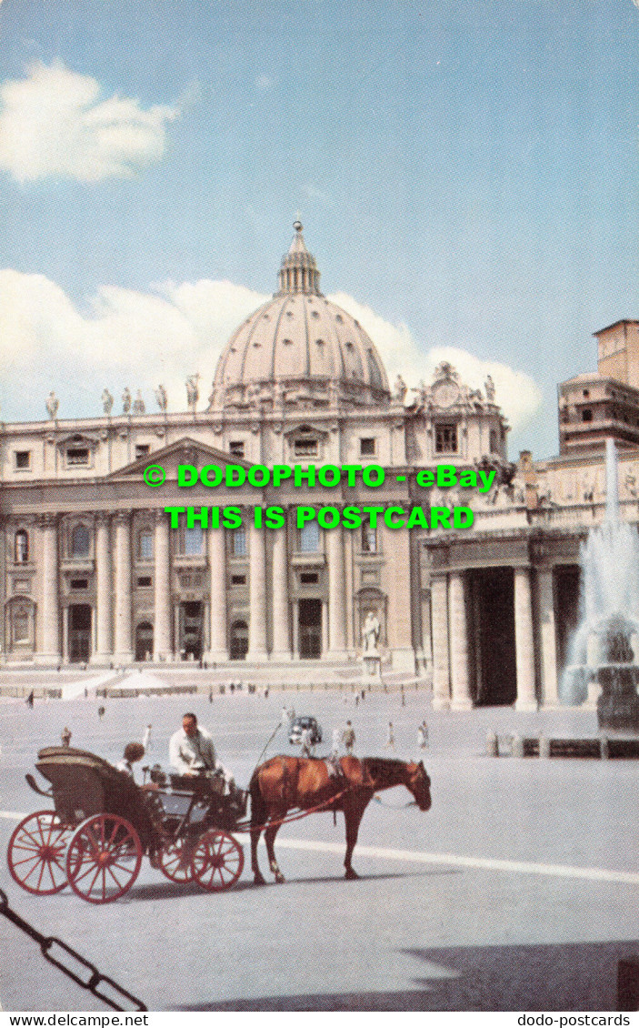 R487933 Horse. Romes Great Church Of St. Peter. B.O.A.C. LEglise St. Pierre De R - Welt