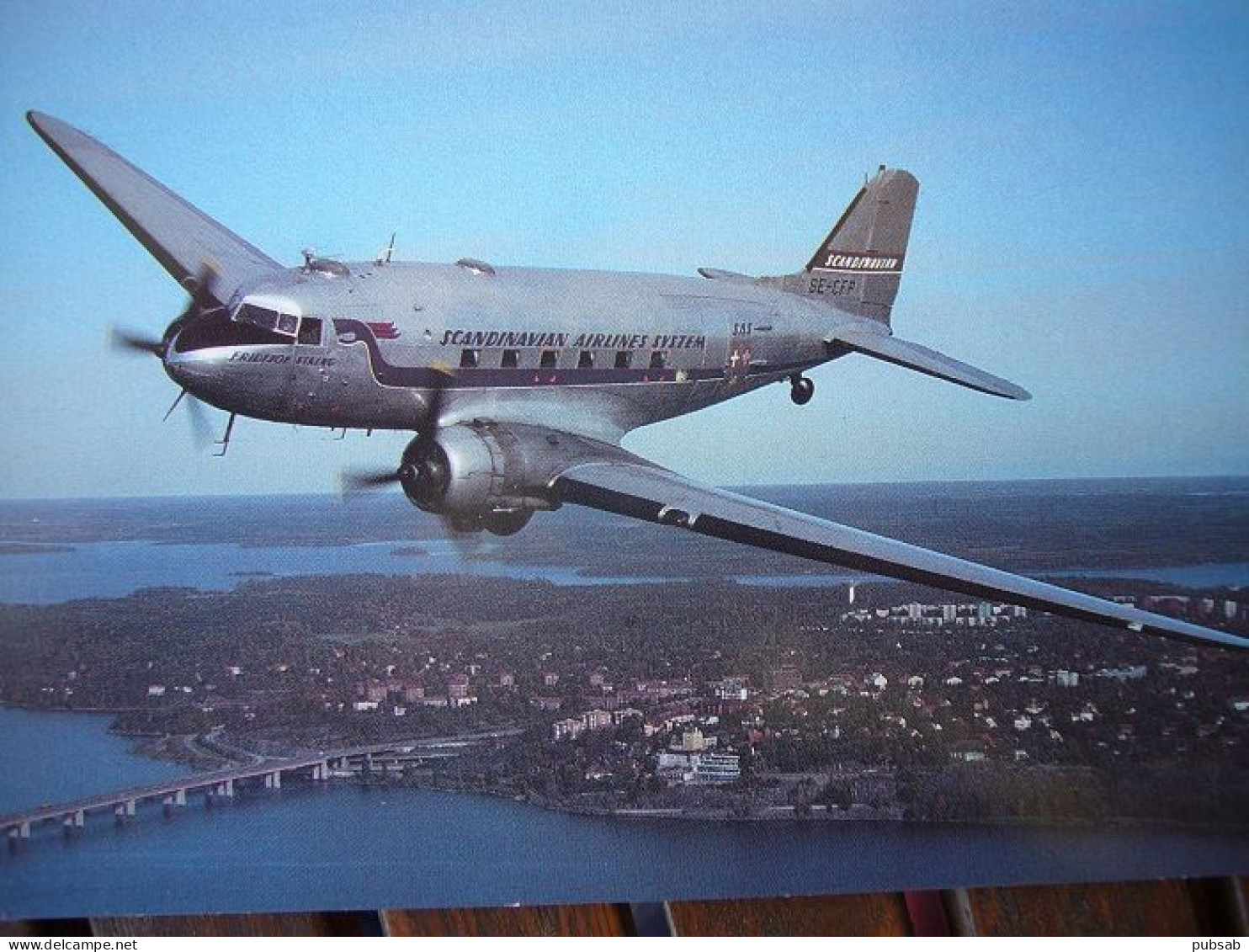 Avion / Airplane / SAS - SCANDINAVIAN AIRLINES SYSTEM / Douglas DC-3 - 1946-....: Ere Moderne