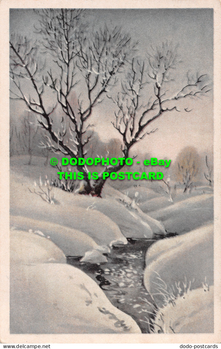 R487956 Winter Scene. Snow. Z. D. B. 12062. Postcard - Welt