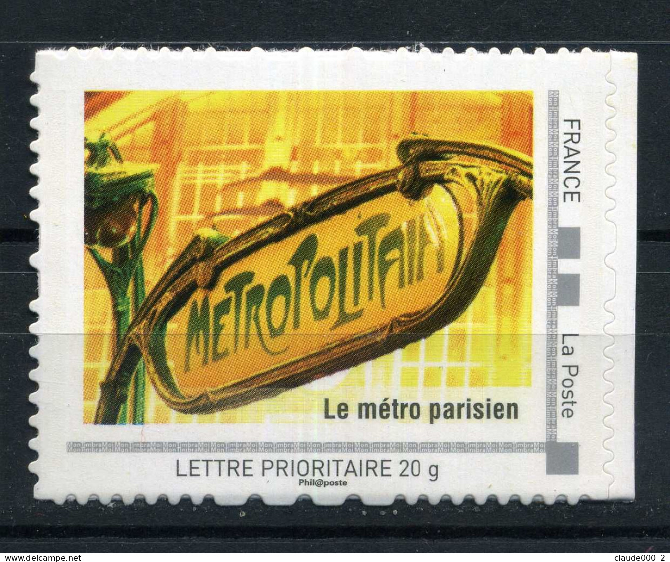 Le Métro Parisien Adhésif Neuf ** . Collector Paris 2009 - Collectors