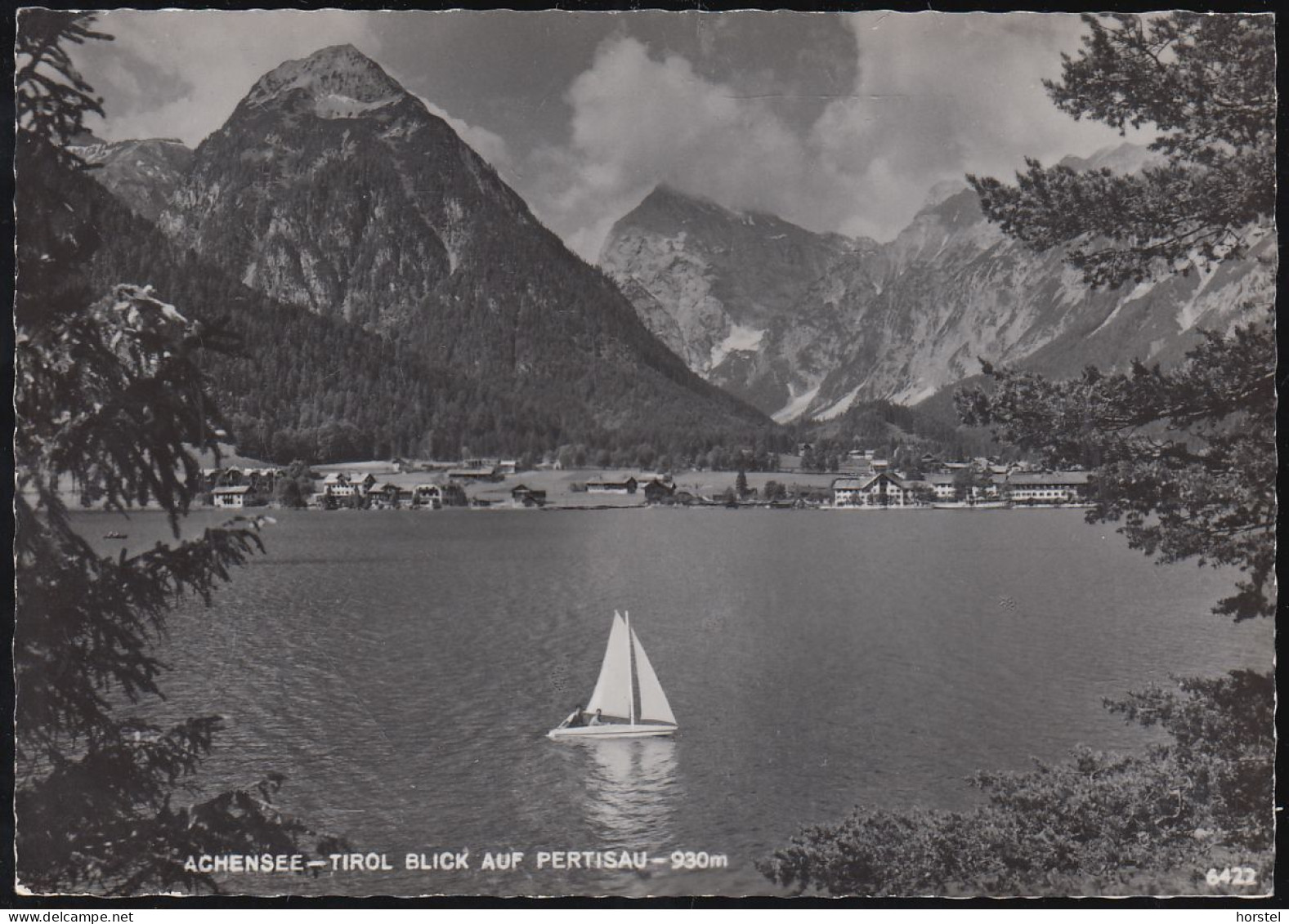 Austria - 6213 Pertisau - Am Achensee  Blick Auf Pertisau - Segelboot - Pertisau