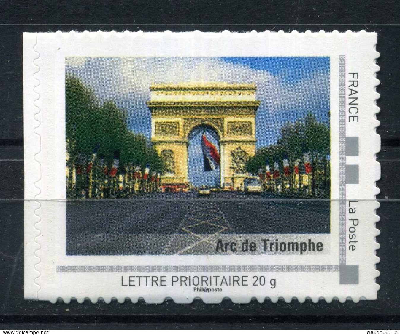 L'Arc De Triomphe  Adhésif Neuf ** . Collector Paris 2009 - Collectors